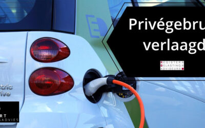 Bijtellingspercentage privégebruik elektrische auto