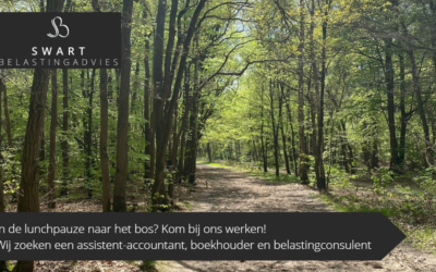 In de lunchpauze naar het bos? Kom bij ons werken!