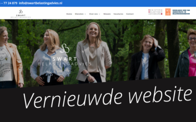 Vernieuwde website